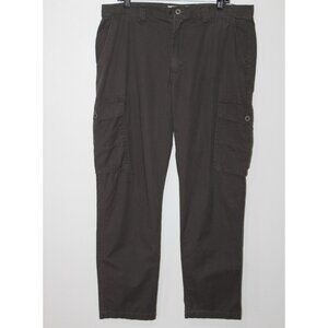 Paperbacks Mens Grey Cotton Cargo Pants 36